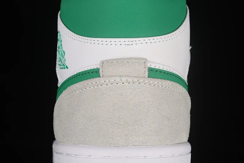 All categories Air Jordan Jordan series basketball shoes Air Jordan 1 Mid Air Jordan 1 Mid AJ1 Joe 1 meter white green mid-top cultural basketball shoes DC9294-103